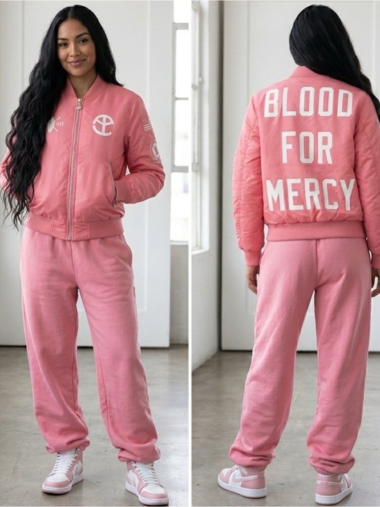 Daily Paper Jackets & Blazers - Daily Paper Blood For Mercy Y2K Bomber Jacket Rare Pink Limited Edition Size XS